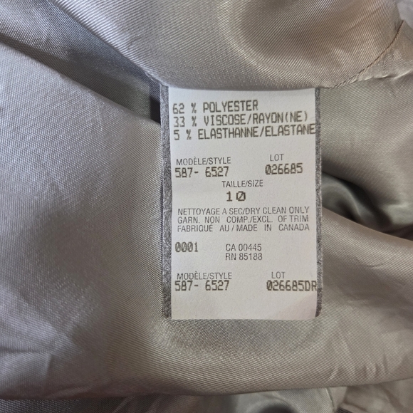 Simons Charcoal Gray Midi Dress With Pockets And Cap Sleeves Size 10 - Picture 6 of 7